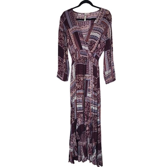 American Rag High Low Dress Deep V Neck Size Small - Picture 1 of 13